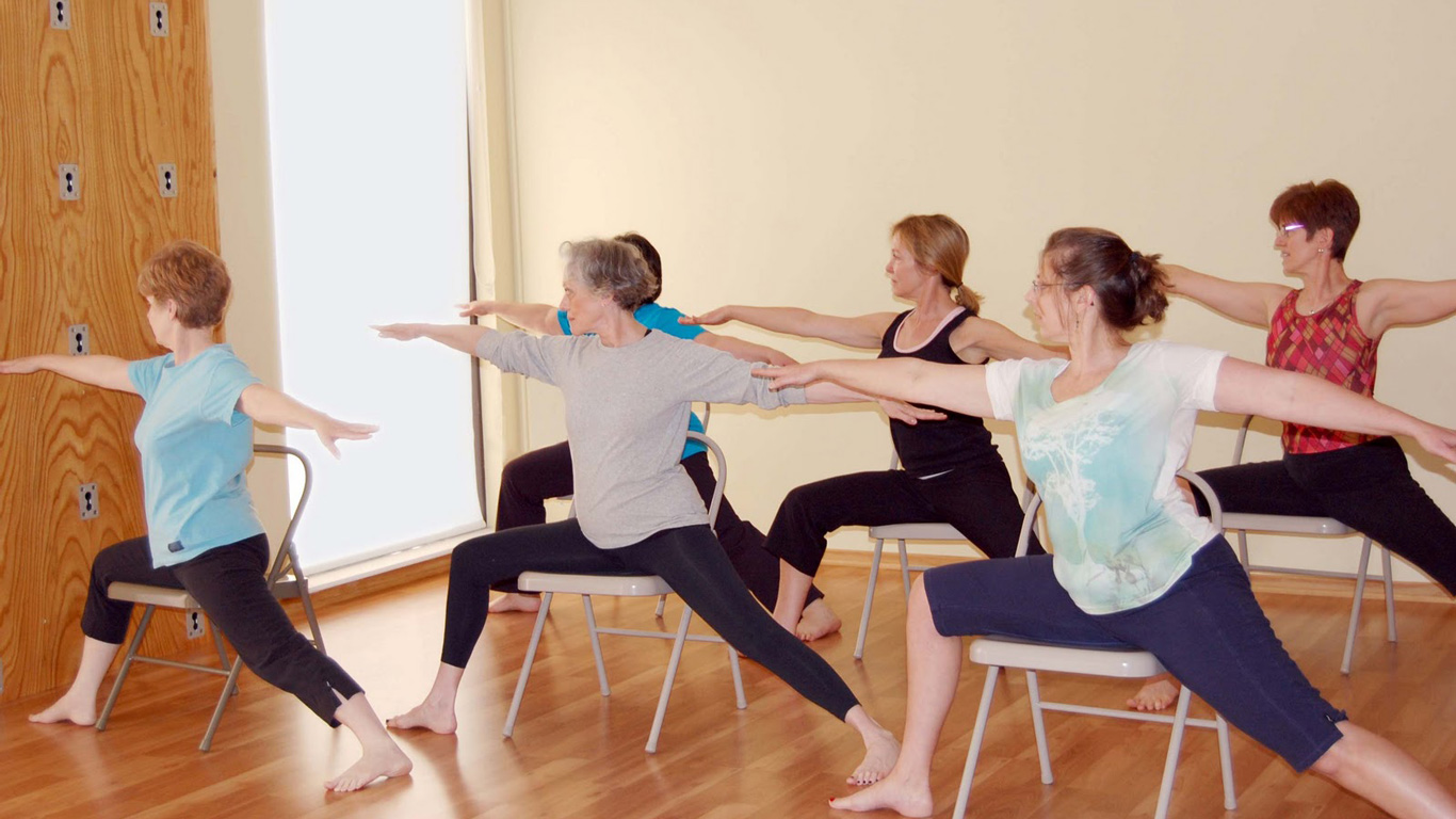 Yoga sur chaise
